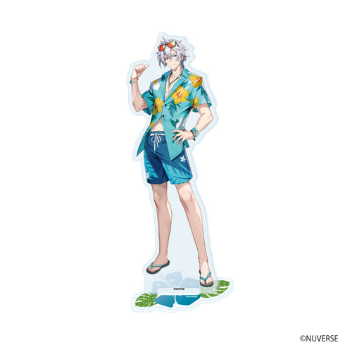 『クリスタル・オブ・アトラン』アクリルスタンド03/衣装・真夏の暇-魔導士、エレメンタリスト、ウォーロック(公式イラスト)